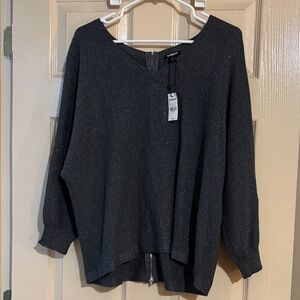 Express grey sparkle sweater NWT women’s size large.